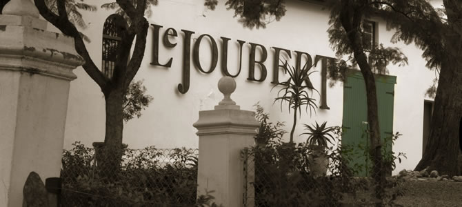 Le Jouubert Wine Estate